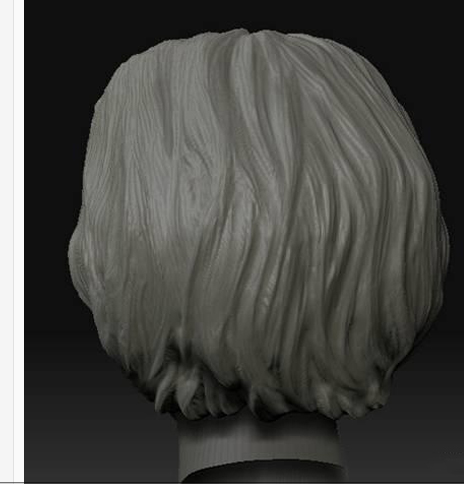 zbrush雕刻头发笔刷介绍 - ZBrush学习吧吧 - 直