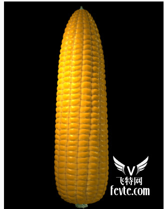 使用maya节点建模一个玉米棒