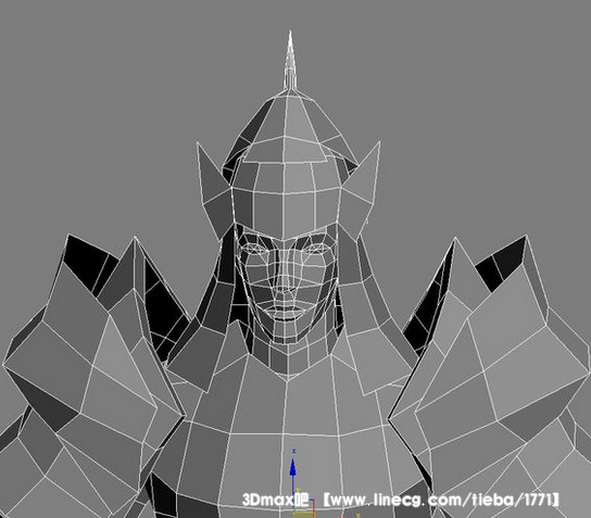 3D游戏角色模型-将军制作步骤 - 3Dmax吧吧 -