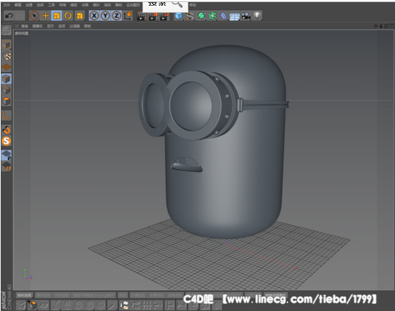 c4d 小黄人建模练习