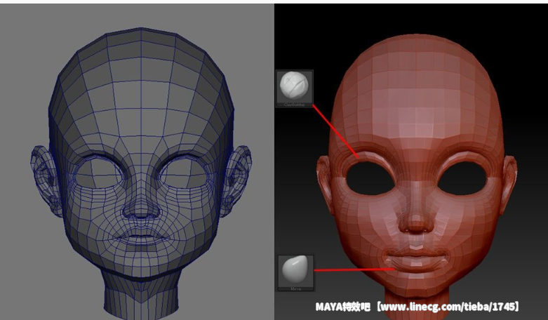 maya制作可爱卡通女孩角色